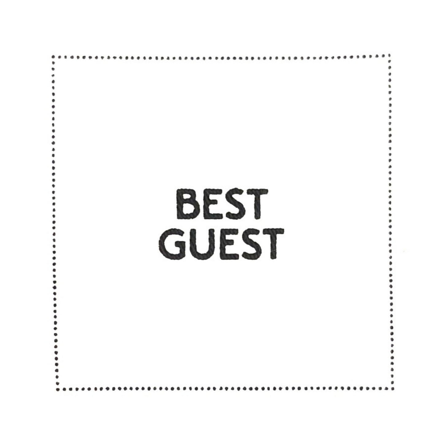 BEST GUEST Coaster