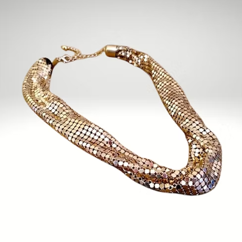 Glomesh Gold Choker